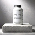 NOOT Deep Sleep supplement bottle with phytomelatonin, ashwagandha and magnesium for natural sleep support, 60 capsules