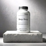 NOOT Deep Sleep supplement bottle with phytomelatonin, ashwagandha and magnesium for natural sleep support, 60 capsules