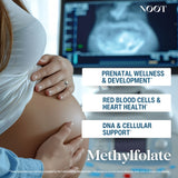 NOOT Methylfolate Benefits-prenatal development-baby-motherhood-heart health-dna cellular support