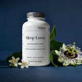 NØØT Sleep Lover supplement with lemon balm, passion flower & phytomelatonin.